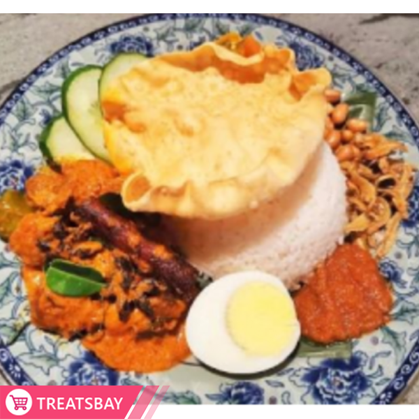 R012 Pork Rendang Nasi Lemak