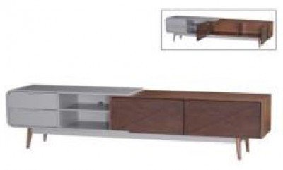 EUDORA 7FT Hall Cabinet (No: HC-2209-GYWN)