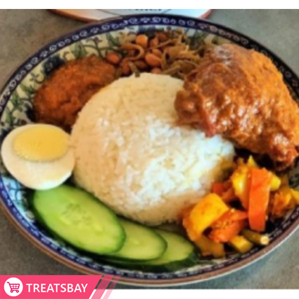 R08 Nasi Lemak Rendang Chicken