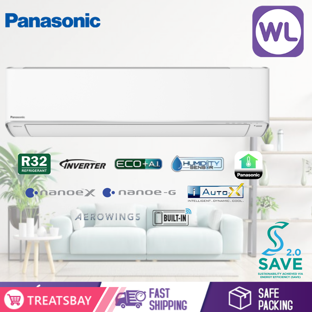PANASONIC AIR CONDITIONER X-PREMIUM INVERTER 2.0HP CS/CU-XU18XKH