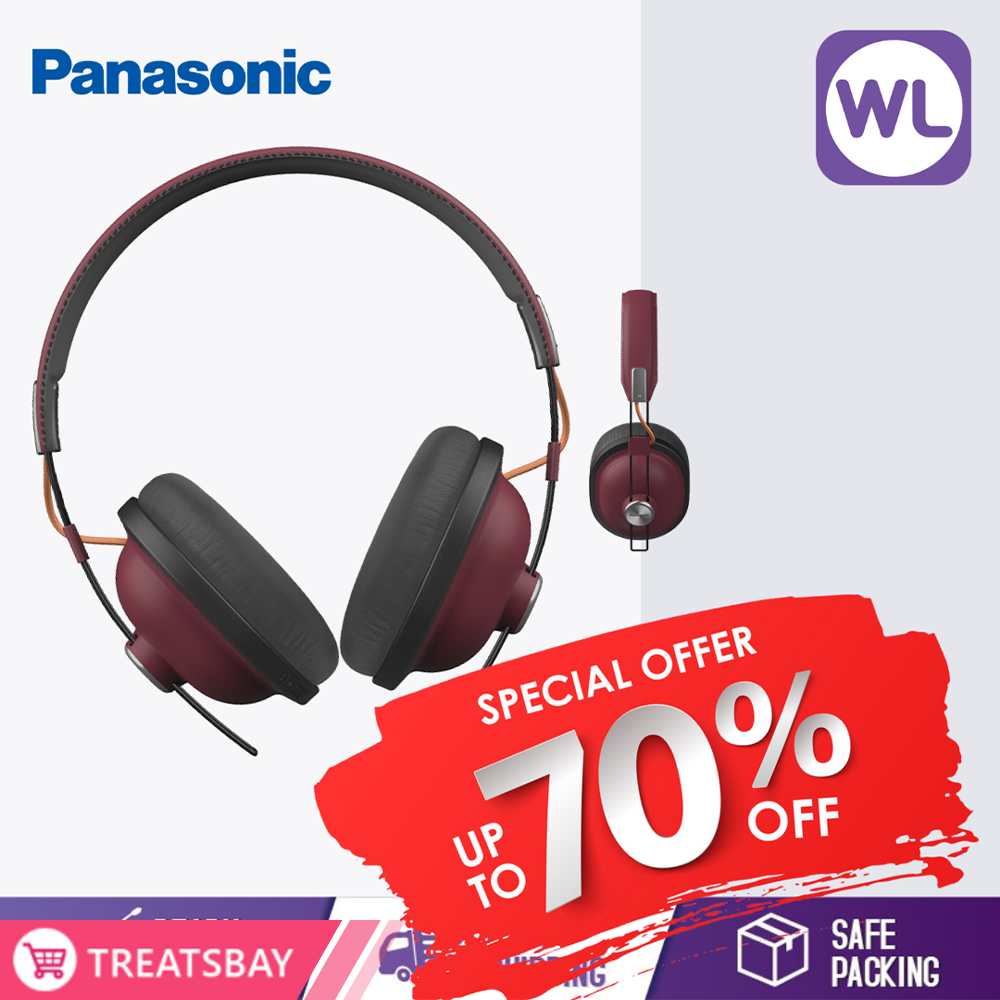 PANASONIC BLUETOOTH® WIRELESS HEADPHONE RP-HTX80BE (Red)