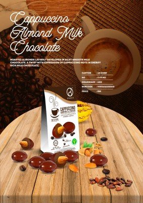 DAREO Cappuccino Almond Milk Real Chocolate