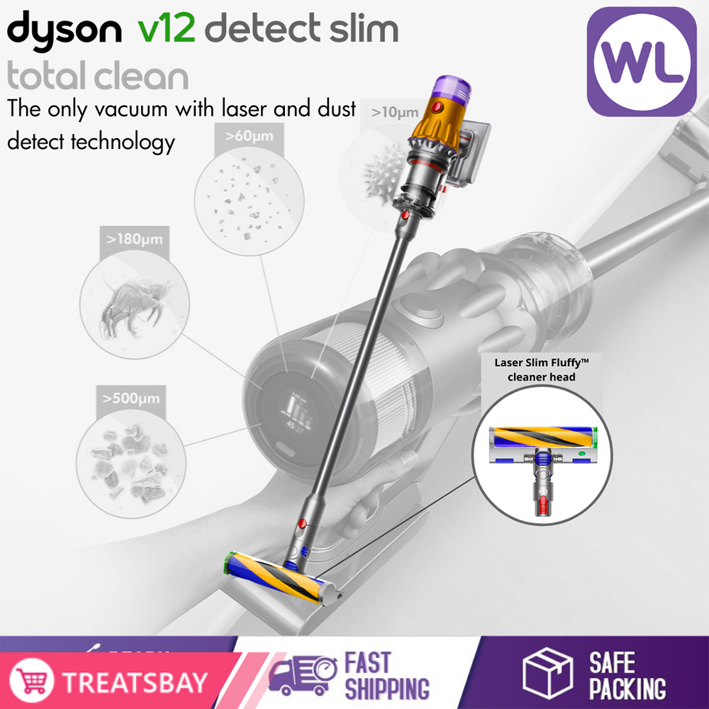 DYSON V12 DETECT SLIM TOTAL CLEAN VACUUM CLEANER