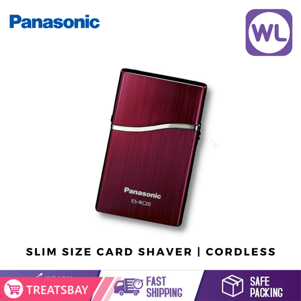 PANASONIC MEN CARD SHAVER ES-RC20R (Red)