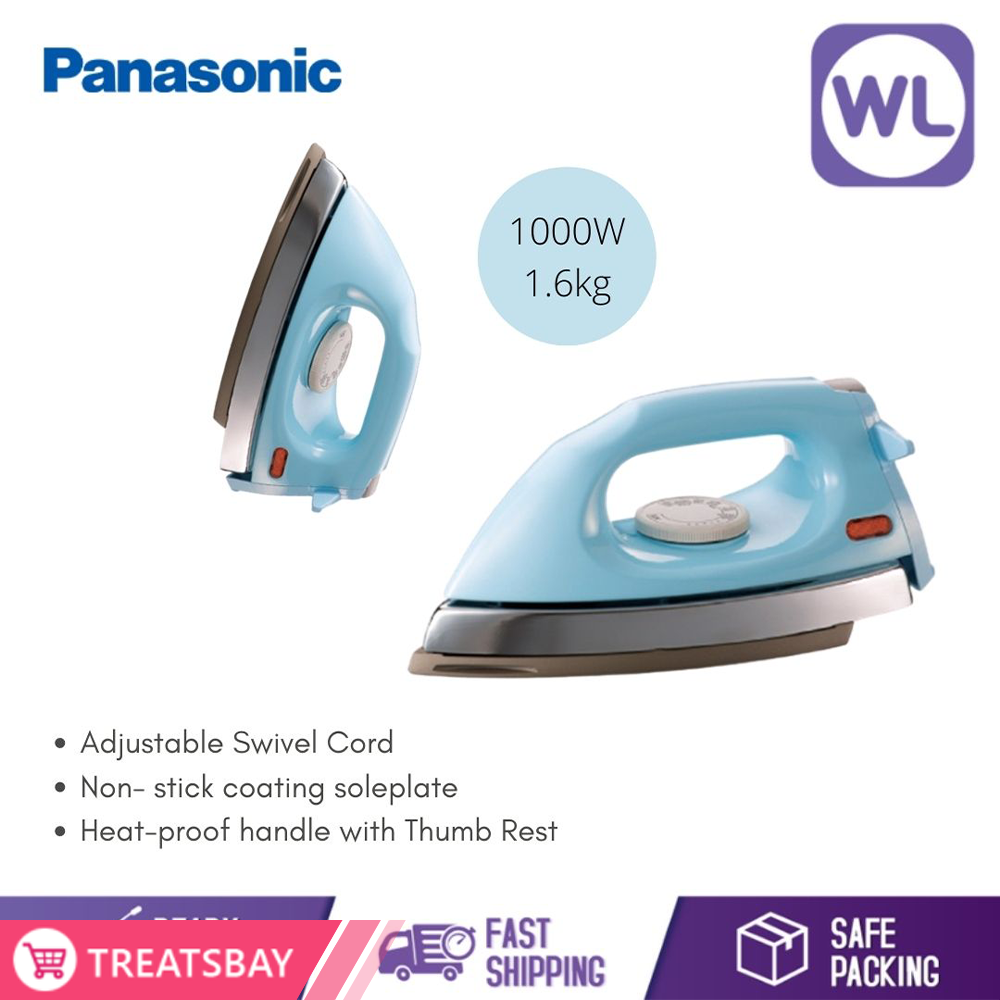 PANASONIC NON-STICK DRY IRON NI-415EWT/BT (1000W/ CANDY BLUE)