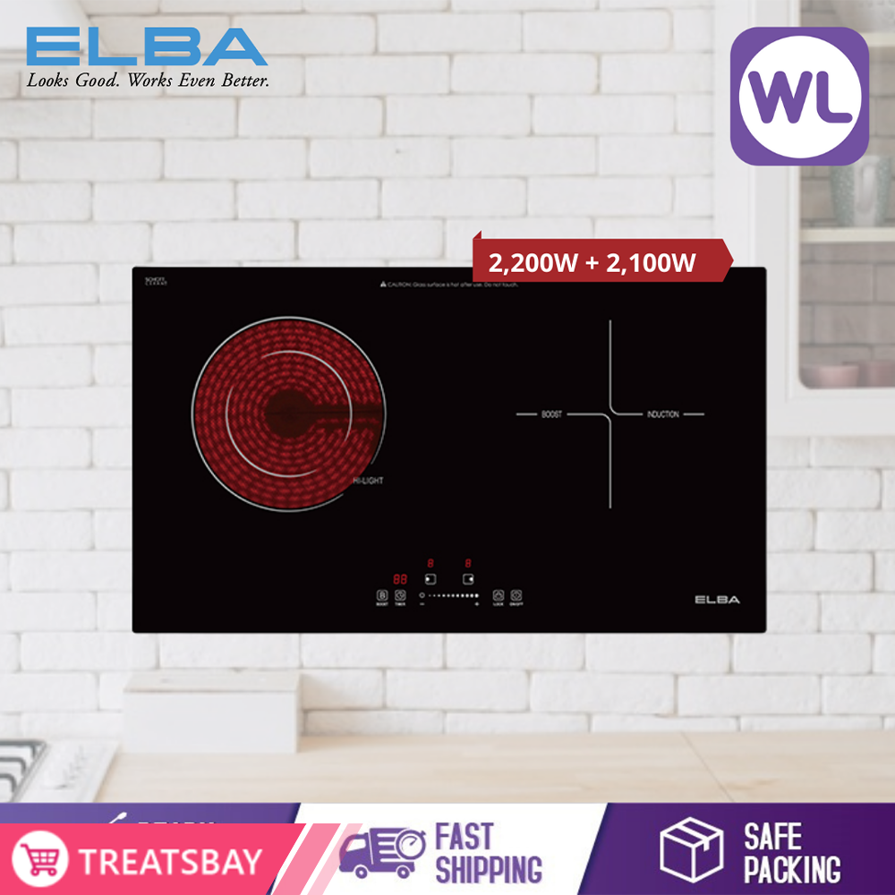 ELBA BUILT-IN INDUCTION CERAMIC HOB EICH-K7072ST(BK)