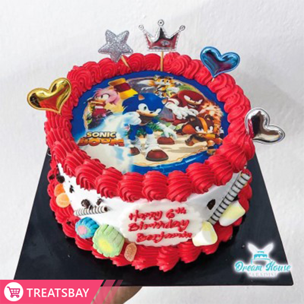Sonic Birthday Cake
