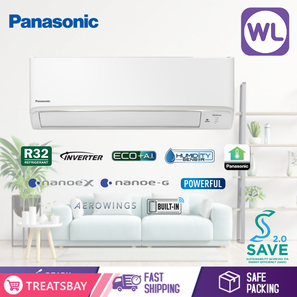PANASONIC AIR CONDITIONER X-DELUXE INVERTER 1.0HP CS/CU-XPU10XKH