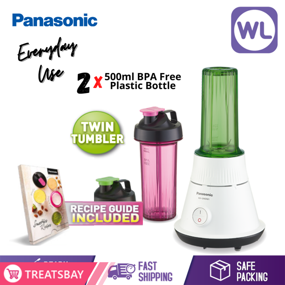 PANASONIC PERSONAL BLENDER MX-GM0501 (PINK&GREEN TUMBLER)