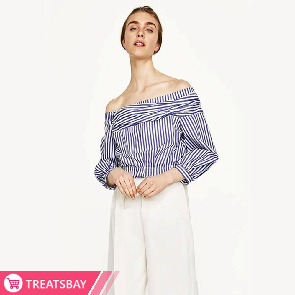 Off Shoulder Stripe Top