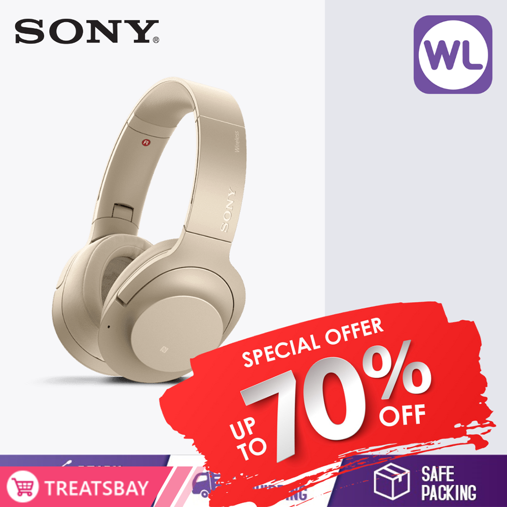 SONY WIRELESS NOISE CANCELLING HEADPHONES WH-H900N/NM (Pale Gold)