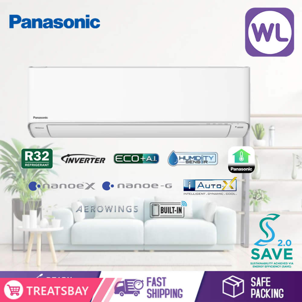 PANASONIC AIR CONDITIONER X-PREMIUM INVERTER 1.0HP CS/CU-XU10XKH