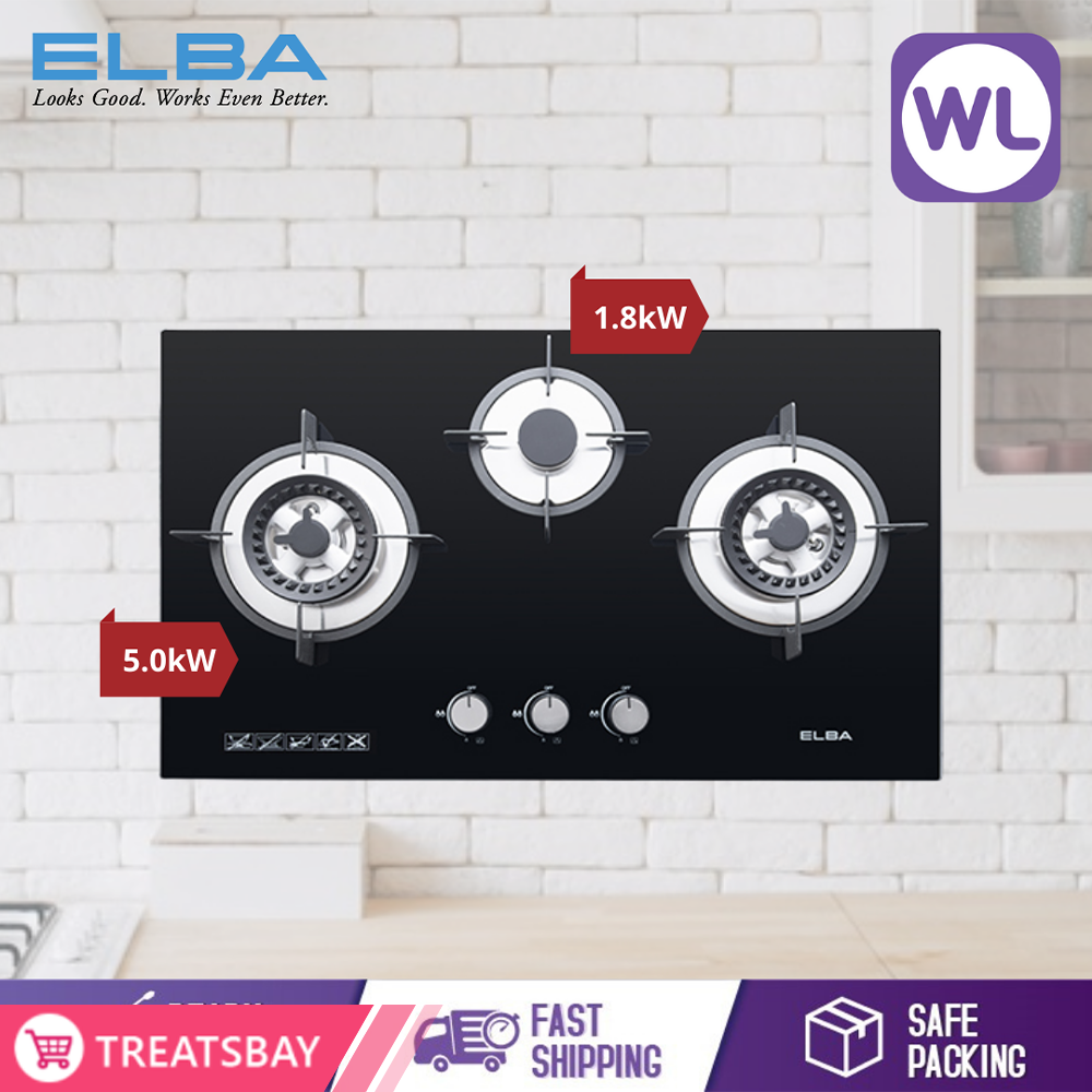 ELBA BUILT-IN GLASS STOVE EGH-K8843G(BK)