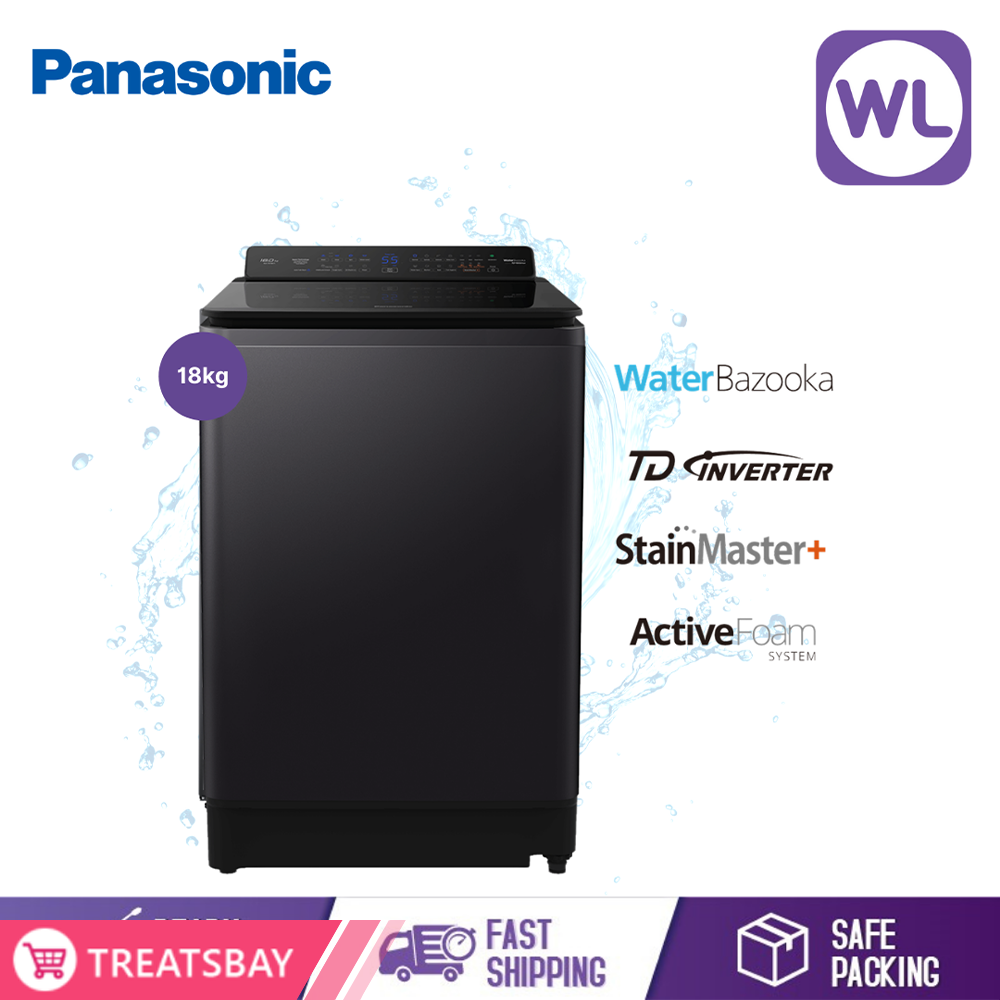 PANASONIC 18kg TOP LOAD WASHER NA-FD18V1BRT