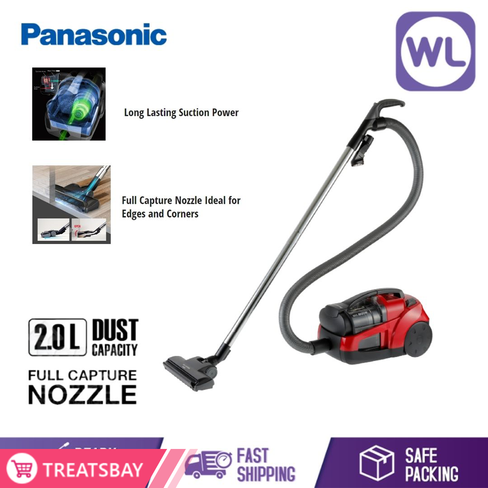 PANASONIC MEGA CYCLONE BAGLESS VACUUM CLEANER MC-CL573RV47