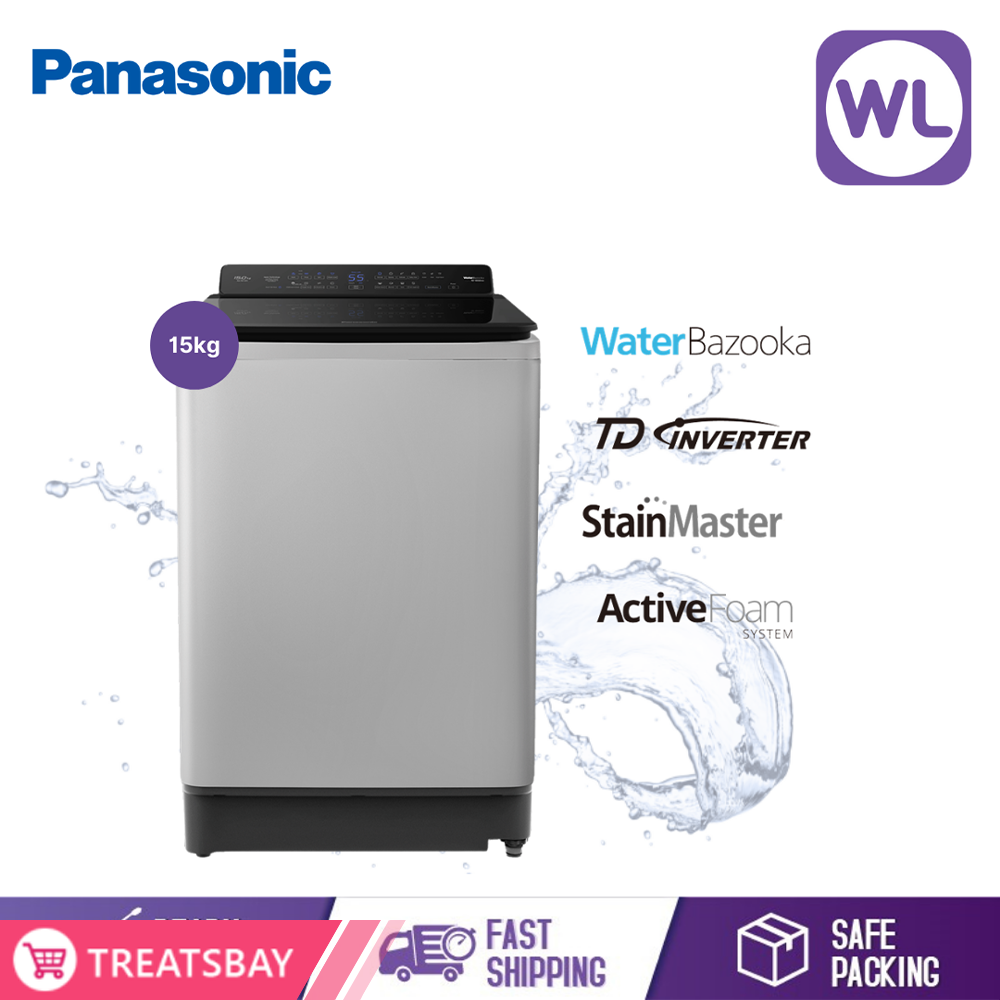 PANASONIC 15kg TOP LOAD WASHER NA-FD15X1HRT