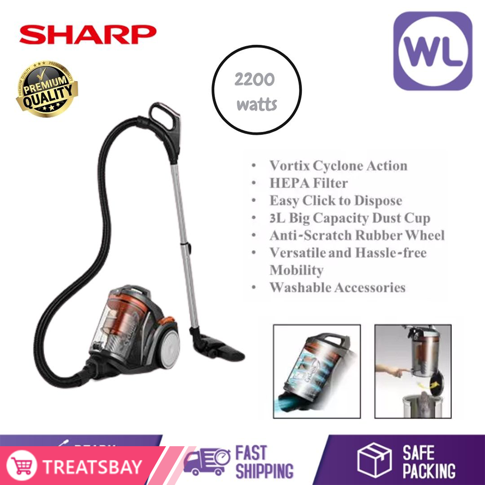 SHARP BAGLESS VACUUM CLEANER ECC2219N