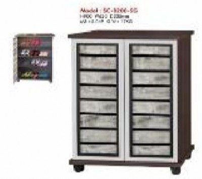 2 Doors Shoe Cabinet (K/D) (No: SC-B200-SG)