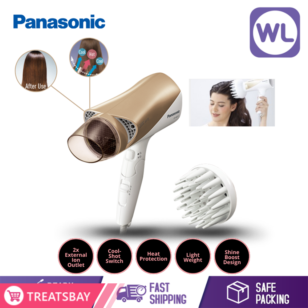 PANASONIC IONITY HAIR DRYER WITH DIFFUSER EH-NE72 (2000W/ WHITE GOLD)
