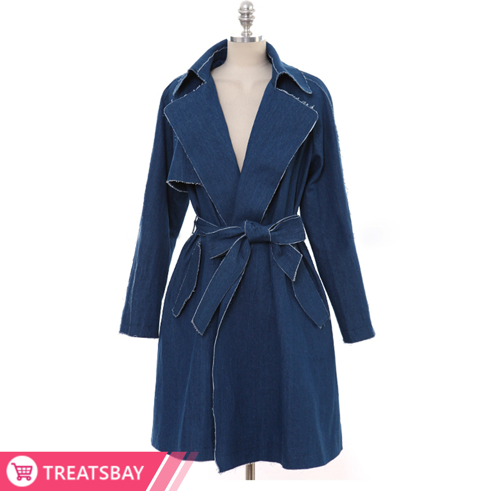Denim Trench Coat