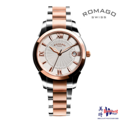 ROMAGO Swiss Gents Watch RM030-0297SS-RGWH-5B
