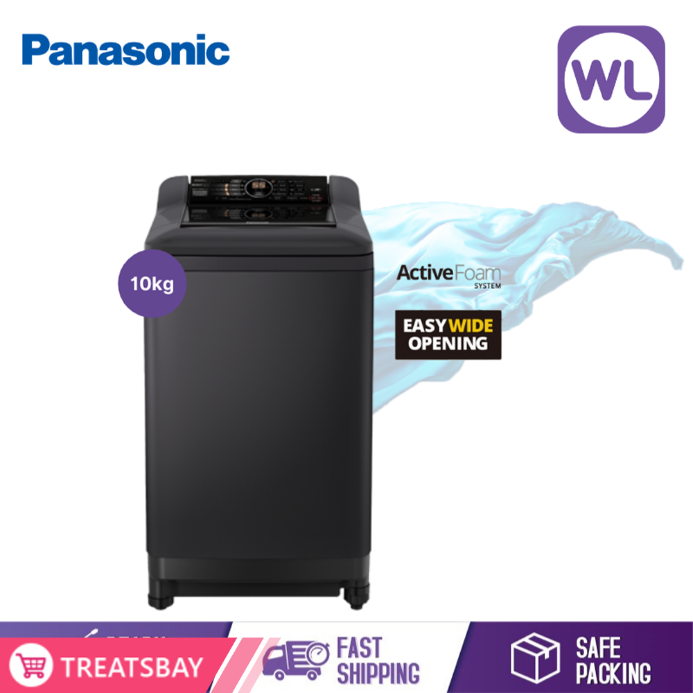 PANASONIC 10kg TOP LOAD WASHER NA-F100A4BRT