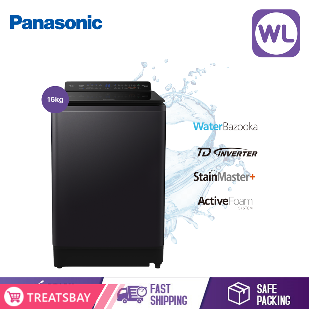 PANASONIC 16kg TOP LOAD WASHER NA-FD16V1BRT
