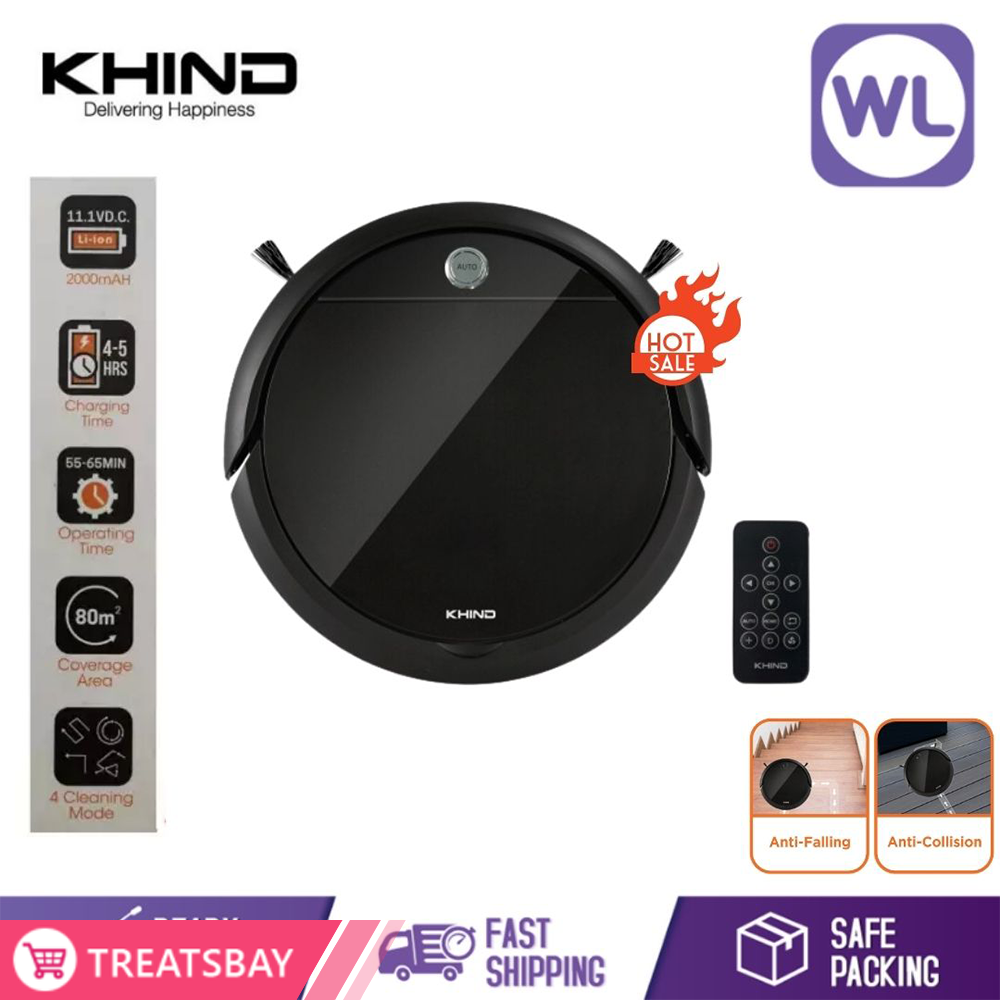 KHIND ROBOTIC VACUUM CLEANER VC9X6A (BLACK)