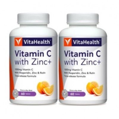 VitaHealth Vitamin C with Zinc+ (2x60’s)