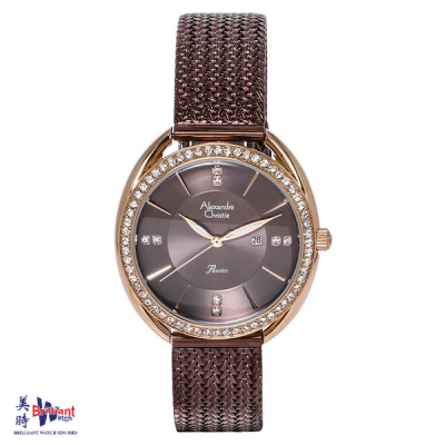 Alexandre Christie Lady Watch 2641LDBROBO