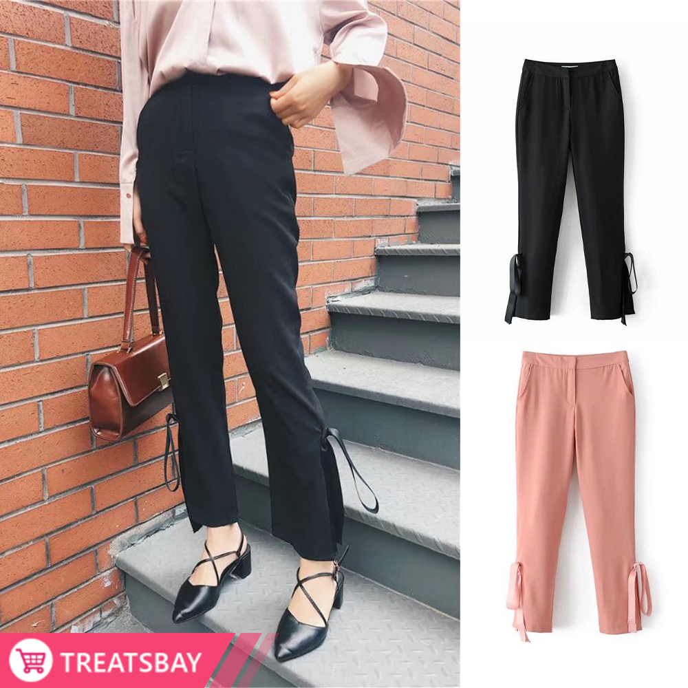 Ribbon Long Pants