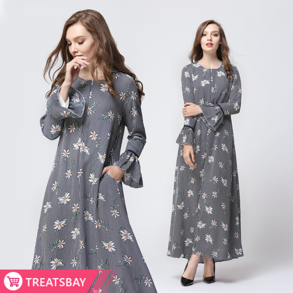Trendy Trumpet Jubah Muslimah Modest Wear