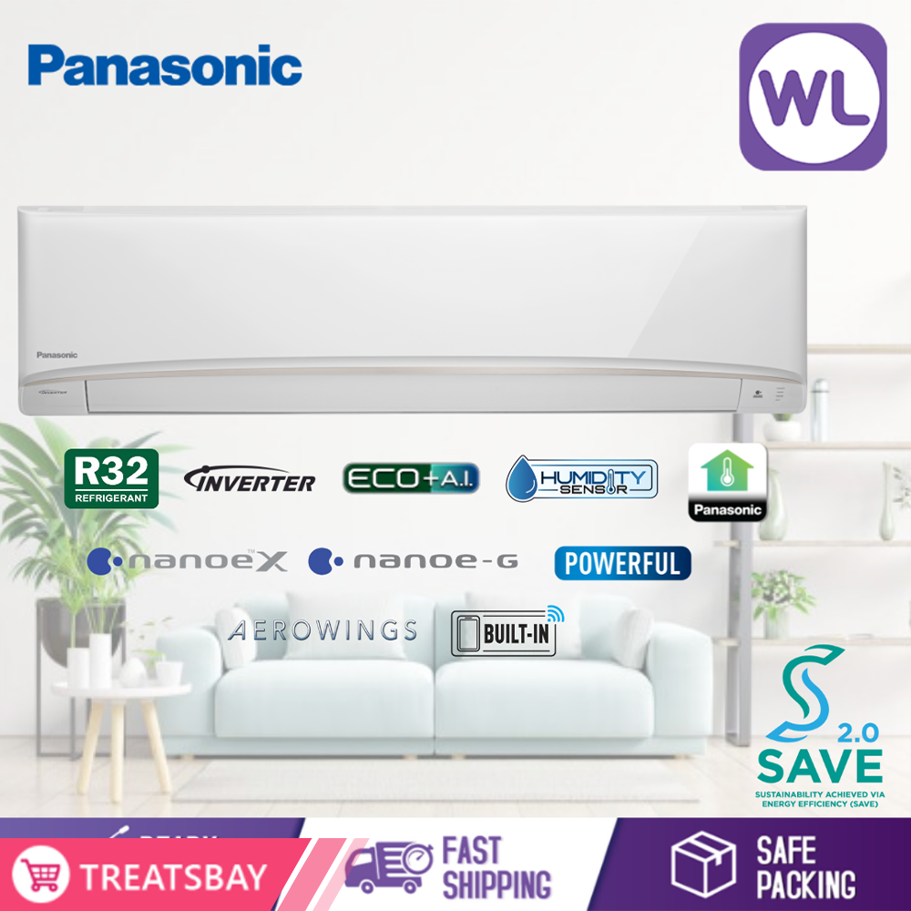 PANASONIC AIR CONDITIONER X-DELUXE INVERTER 3.0HP CS/CU-XPU28XKH