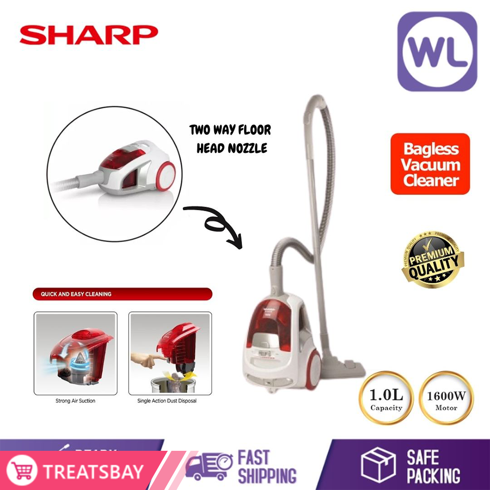 SHARP BAGLESS VACUUM CLEANER ECNS16R