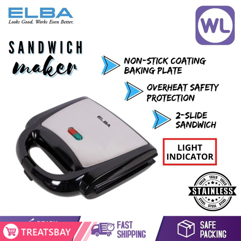 ELBA SANDWICH MAKER ESM-G7528 (SS)