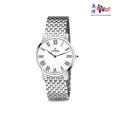 TITONI SLENDERLINE Men's Watch TQ-52918 S-584