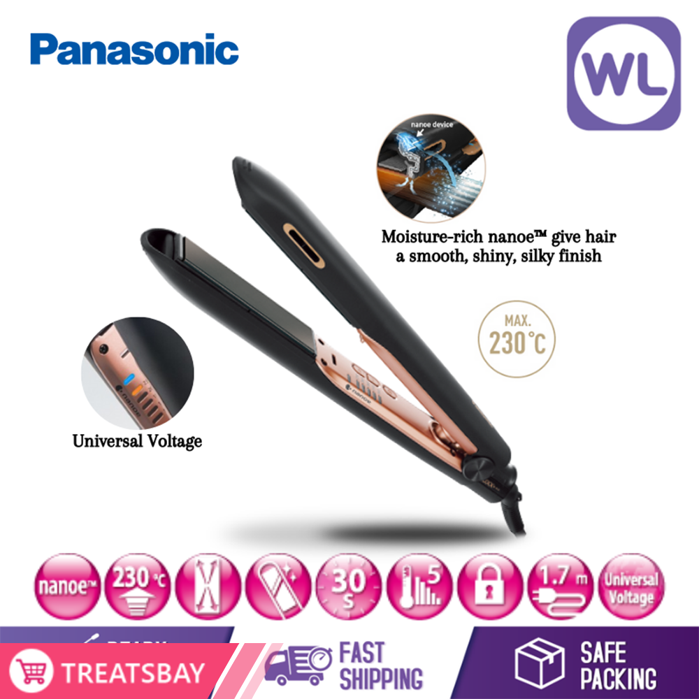 PANASONIC nanoe™ HAIR STRAIGHTENER EH-HS99-K (BLACK)