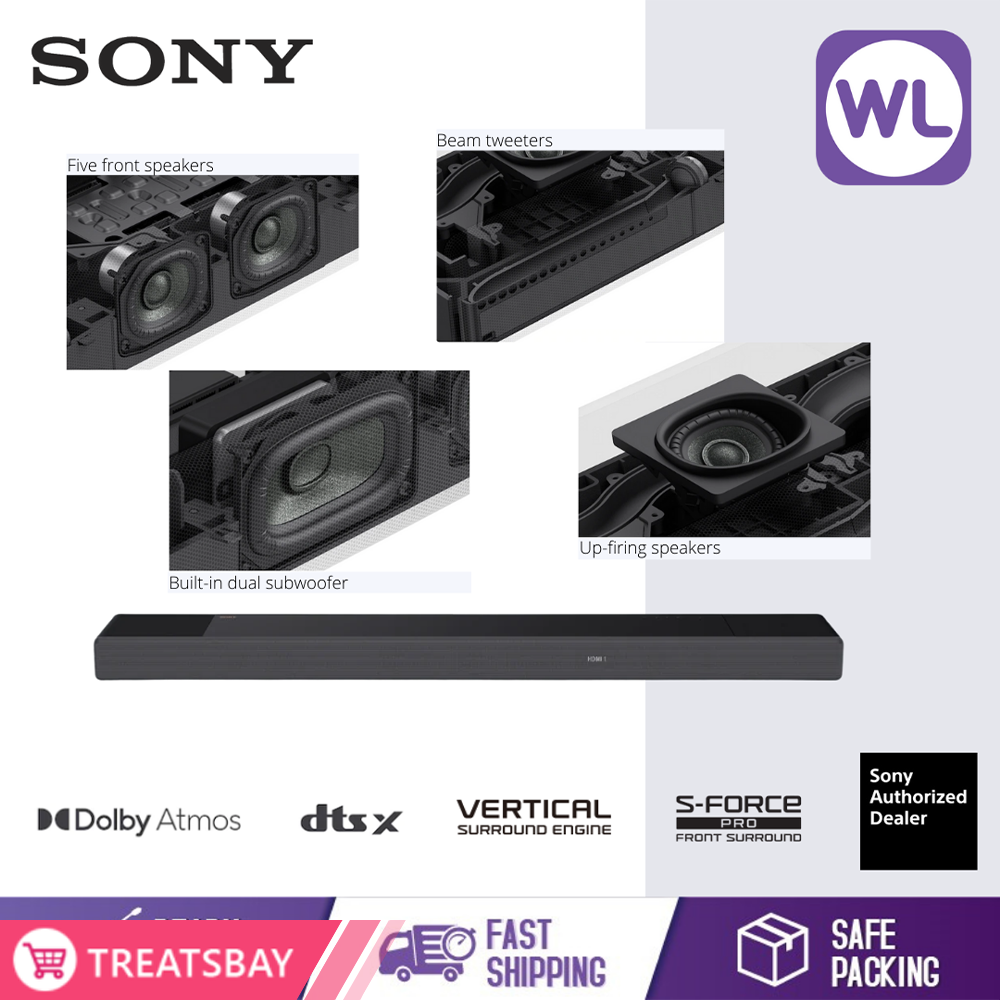 SONY 7.1.2ch Dolby Atmos®/DTS:X® SOUNDBAR HT-A7000