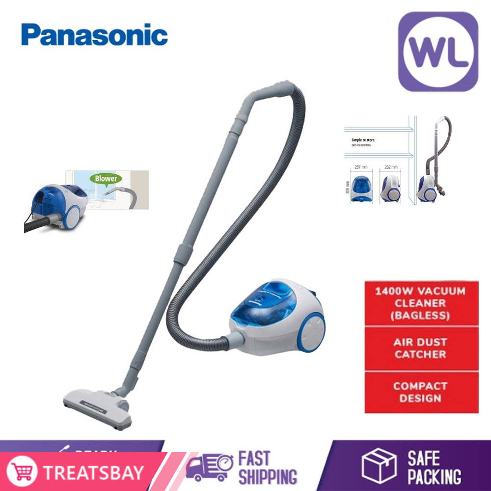 PANASONIC BAGLESS VACUUM CLEANER MC-CL305BL (BLUE/ 1400W)