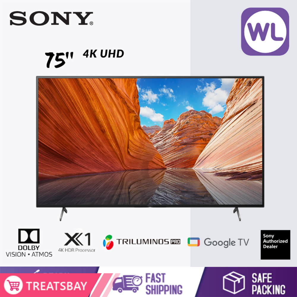 SONY 75'' 4K UHD SMART TV KD-75X80J