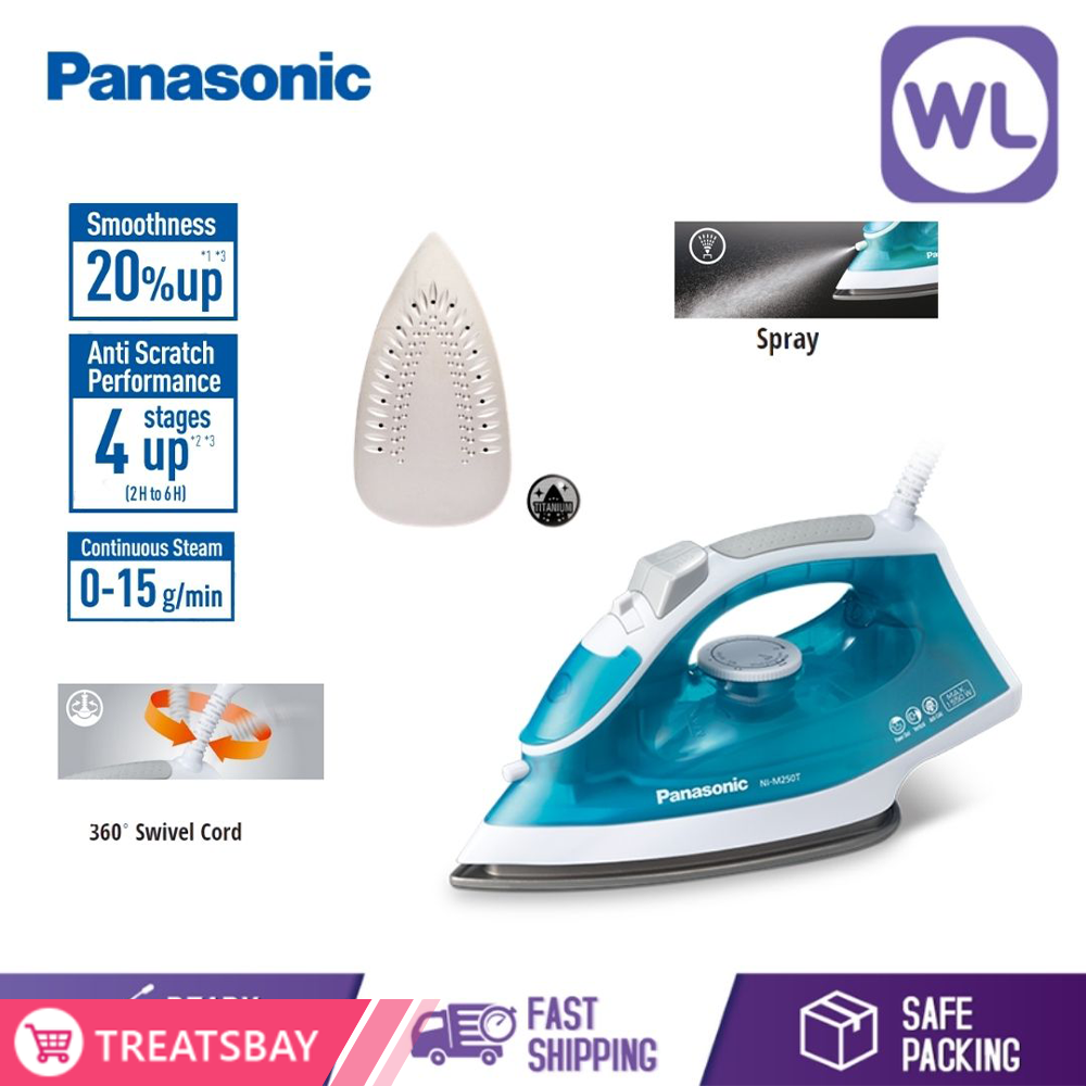 PANASONIC M-SERIES STEAM IRON NI-M250TGSK (1550W/ GREEN)