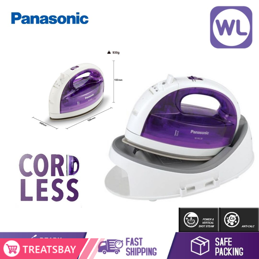 PANASONIC CORDLESS STEAM IRON NI-WL30VSK (1550W/ PURPLE WHITE)