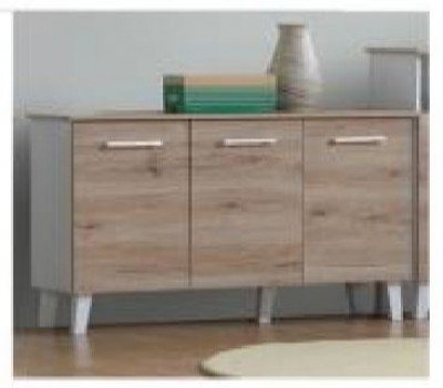 3 Doors Shoe Cabinet (K/D) (No: SC-6174-SMOWH)