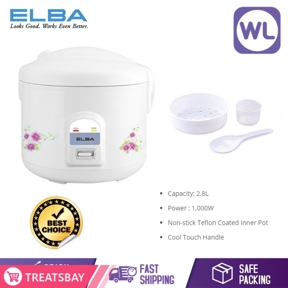 ELBA JAR RICE COOKER ERC-E2851(WH)