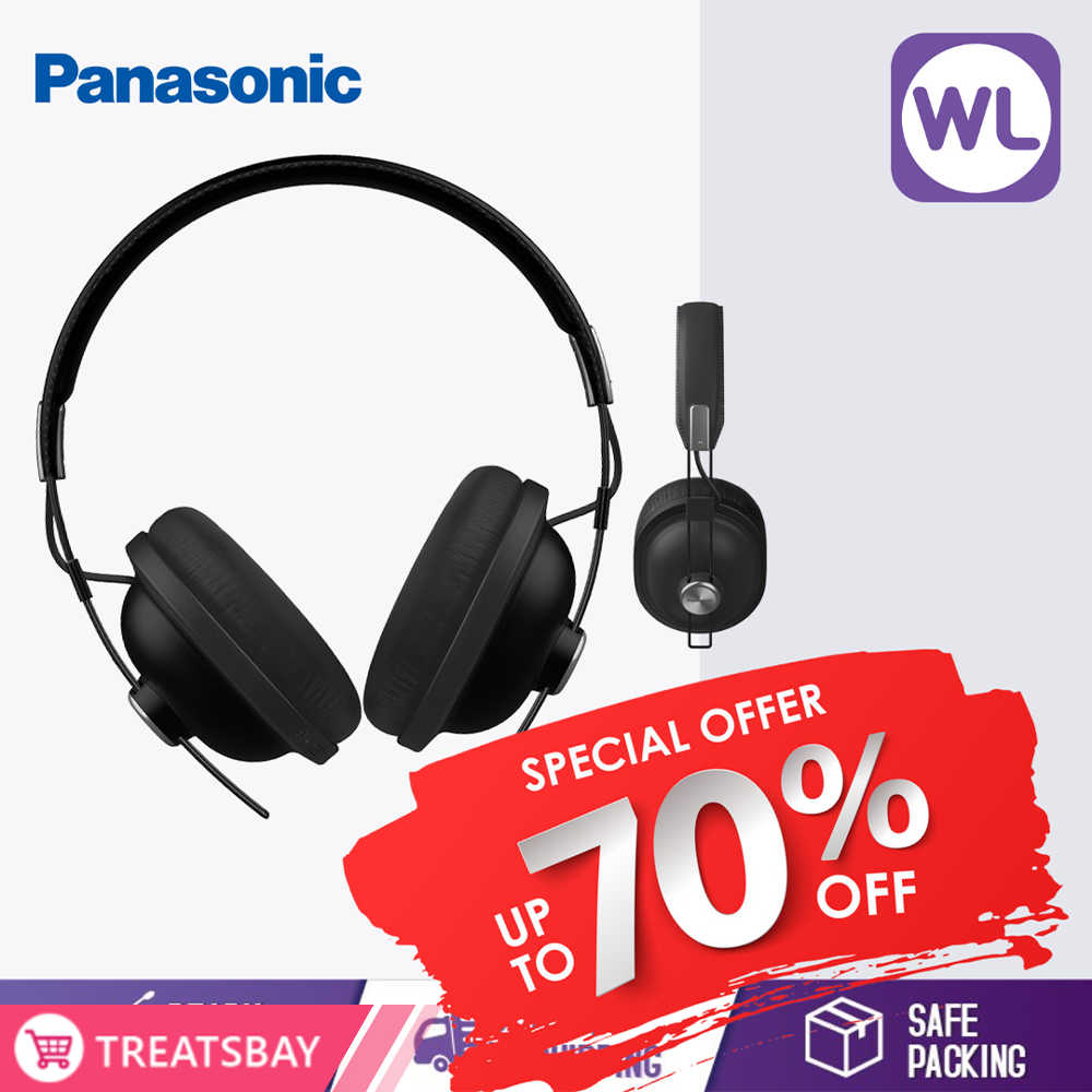 PANASONIC BLUETOOTH® WIRELESS HEADPHONE RP-HTX80BE (Black)