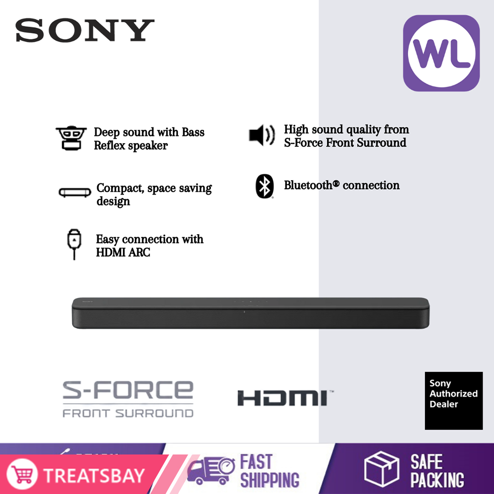 SONY 2ch SINGLE SOUNDBAR HT-S100F