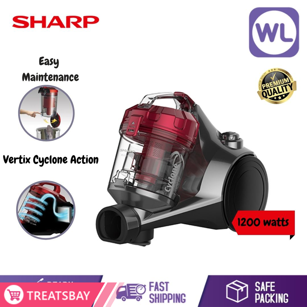 SHARP BAGLESS VACUUM CLEANER ECC1219S
