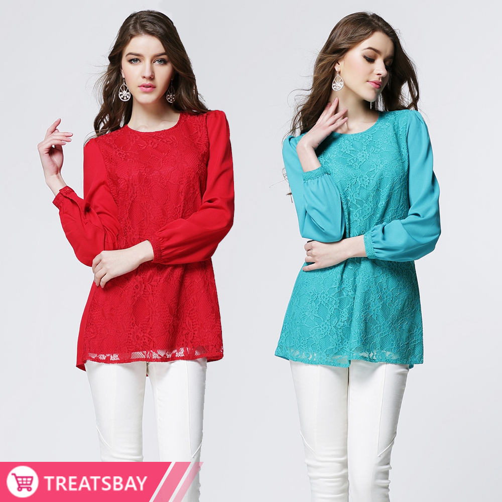 Beads Embellished Tiered Dress Muslimah Modest Wear