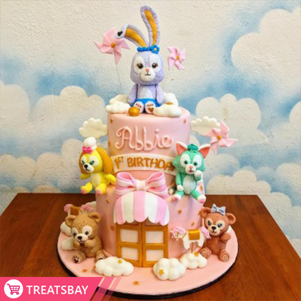 Rabbit Birthday Cake