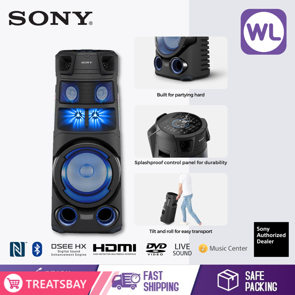 SONY HIGH POWER AUDIO SYSTEM MHC-V83D